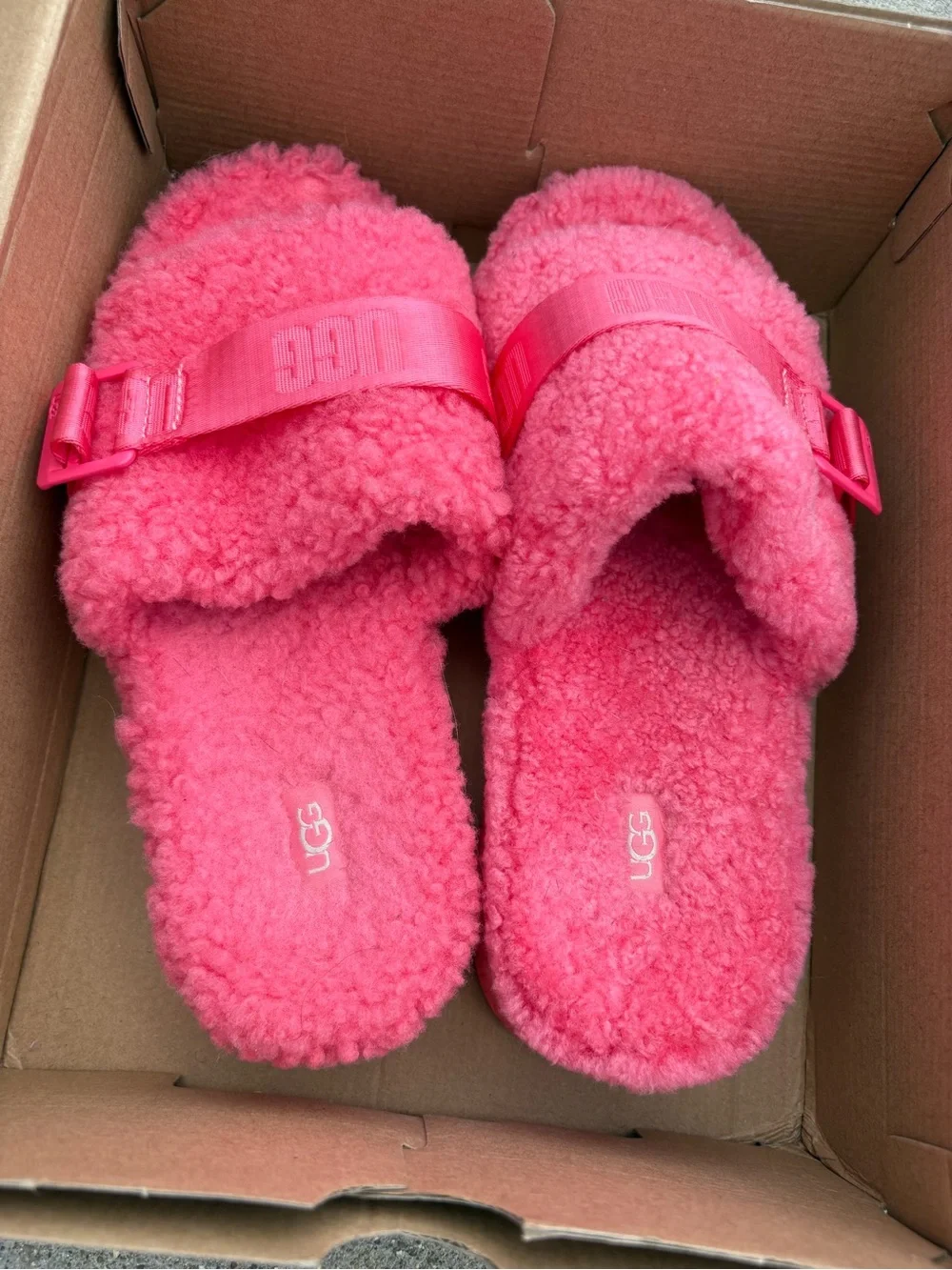 UGG plush shearling